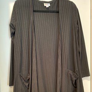 NWT LuLaRoe Gray Caroline Cardigan